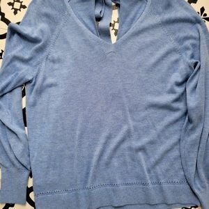 Loft sweater w/ bow in back